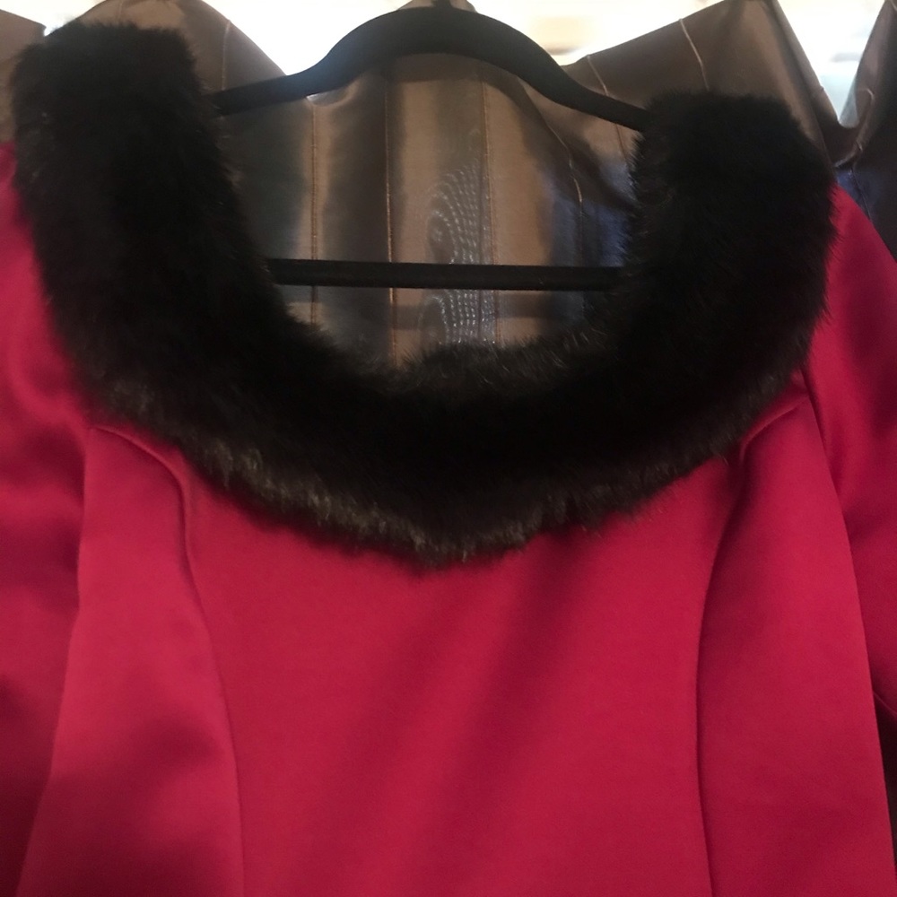 Formal Gown Magenta & Black